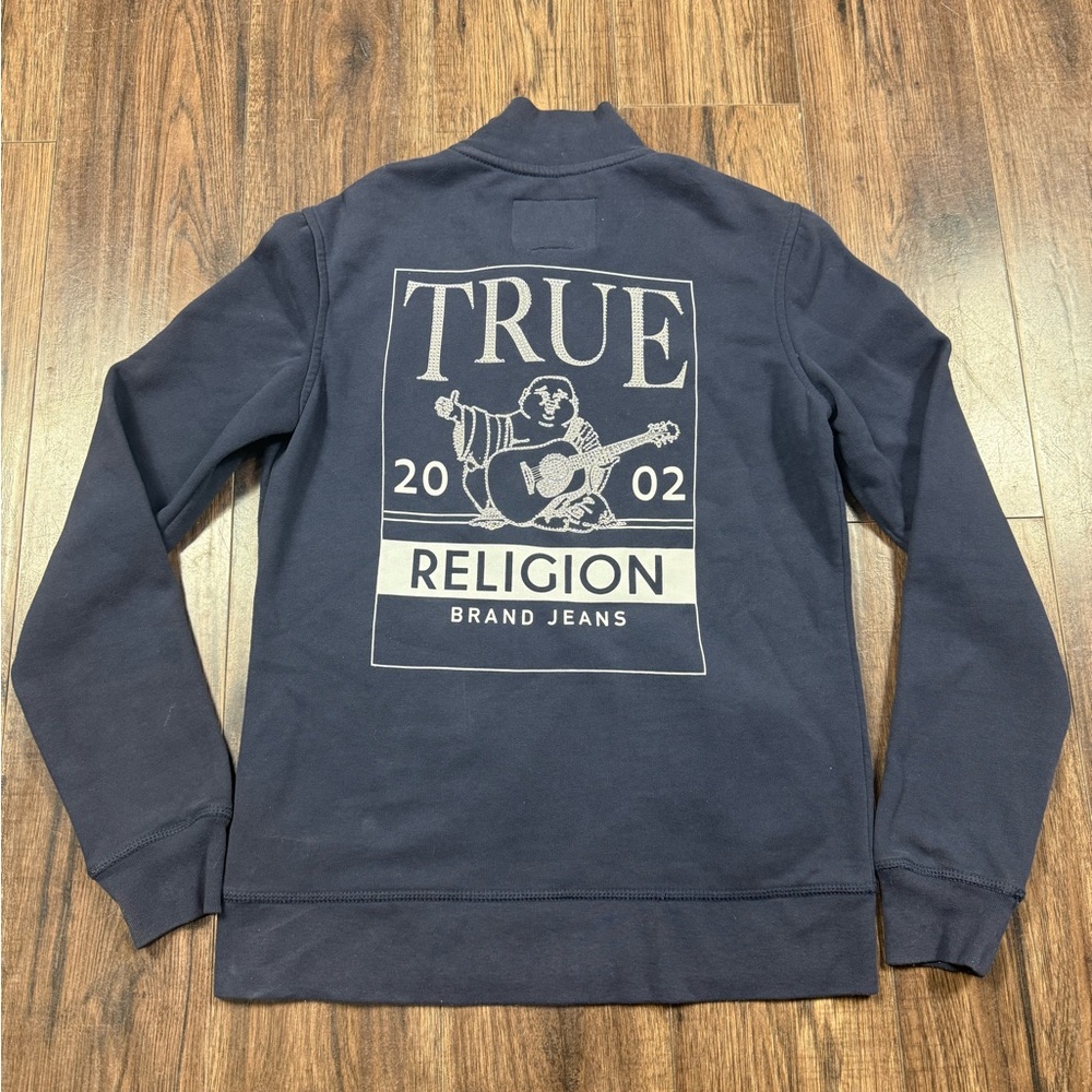 True Religion Navy Sweater for Men